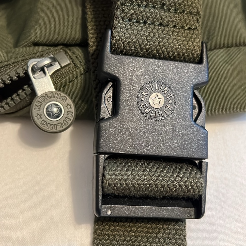 Kipling - Bente Backpack Sling - Jaded Green Tonal - Picture 8 of 9